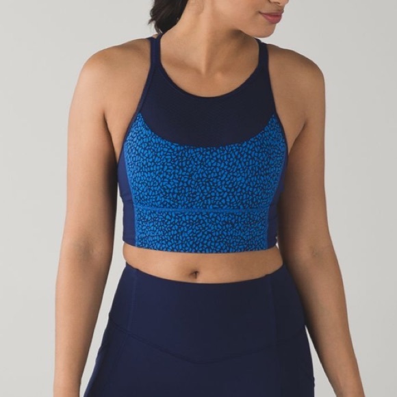 Lululemon Clip-In Long Line Bra
Miss Mosaic Lakeside Blue Hero Blue / Hero Blue - Picture 7 of 8